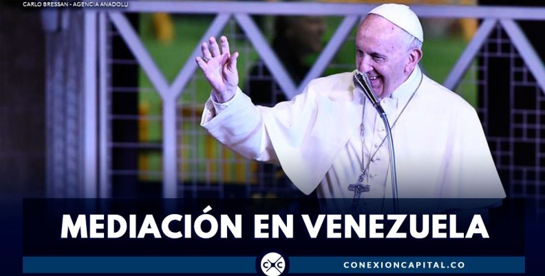 Papa Francisco afirmó que está dispuesto a mediar en crisis de Venezuela