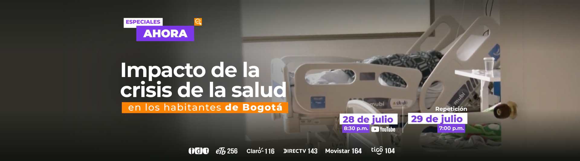 Banner: Especiales AHORA Salud - Desktop