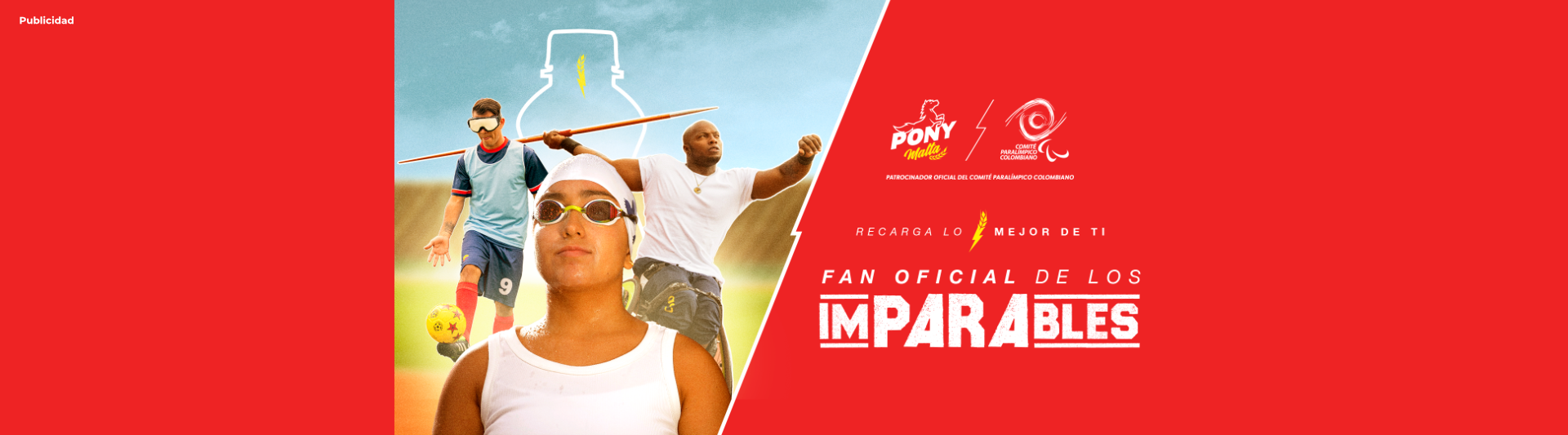 Banner: Paralímpicos - Pony Malta - Desktop