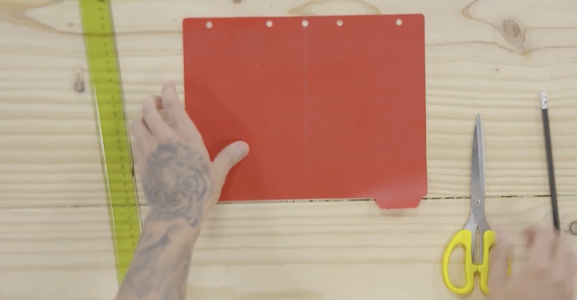 Agenda con material reciclado