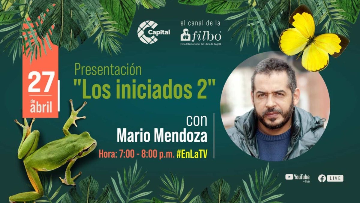 Portada charla Mario Mendoza presenta la película 'Los iniciados 2'