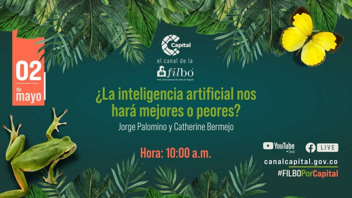 Portada charla ¿La inteligencia artificial nos hará mejores o peores?