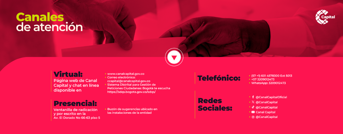 Banner Canales de atención