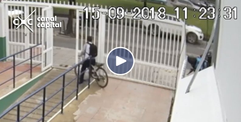 De manera descarada: así hurtó hombre una bicicleta al norte de Bogotá De manera descarada: así hurtó hombre una bicicleta al norte de Bogotá