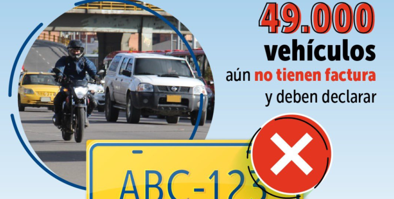 49 mil vehículos sin factura 49 mil vehículos sin factura