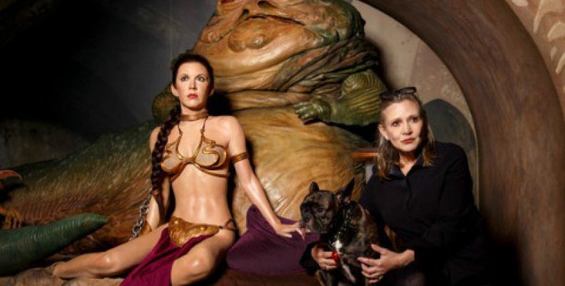 Imagen tomada del Twitter de @carrieffisher Imagen tomada del Twitter de @carrieffisher