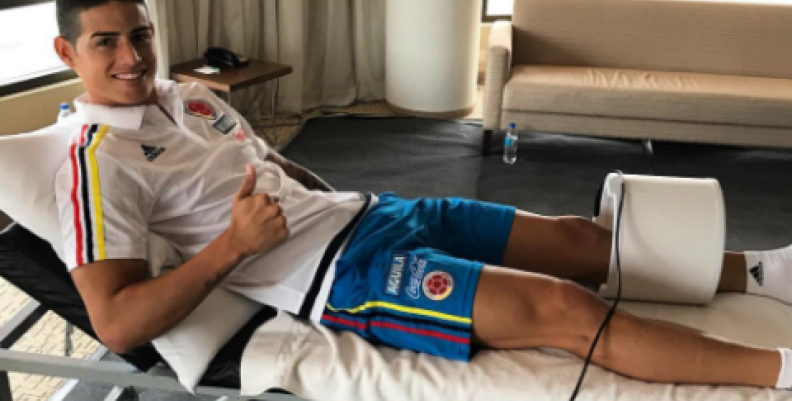 Imagen tomada del Instagram de @jamesrodriguez10 Imagen tomada del Instagram de @jamesrodriguez10