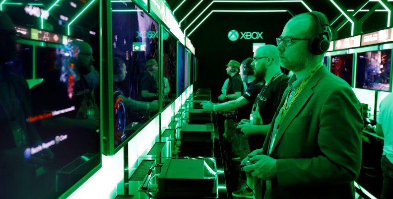 A man tests the new Microsoft Xbox One during the world's largest computer games fair Gamescom in Cologne A man tests the new Microsoft Xbox One during the world's largest computer games fair Gamescom in Cologne