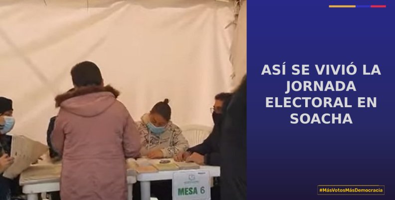 Así se vivió la jornada electoral en Soacha Así se vivió la jornada electoral en Soacha