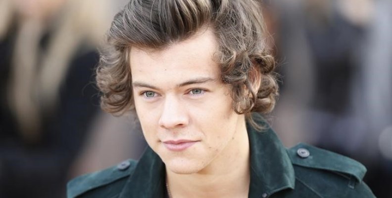 British singer Harry Styles from the band One Direction arrives to attend the presentation of the Burberry Autumn/Winter 2014 collection during London Fashion Week British singer Harry Styles from the band One Direction arrives to attend the presentation of the Burberry Autumn/Winter 2014 collection during London Fashion Week