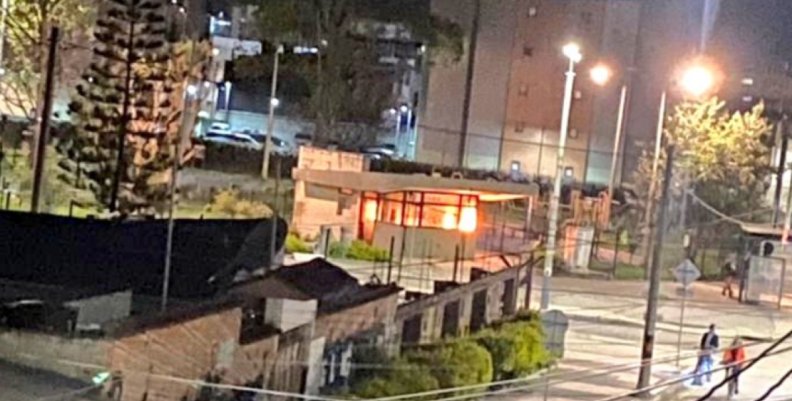 Cai quemado en Funza Cai quemado en Funza
