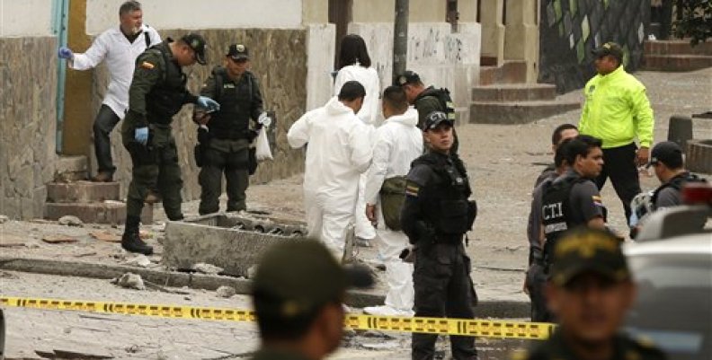 COLOMBIA-EXPLOSION COLOMBIA-EXPLOSION