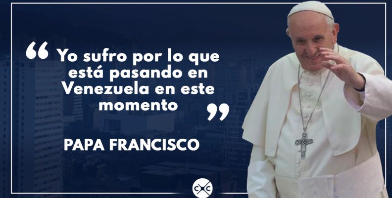 Papa Francisco teme “derramamiento de sangre” en Venezuela Papa Francisco teme “derramamiento de sangre” en Venezuela
