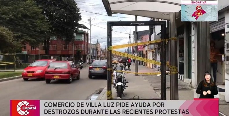 Comercios de Villa Luz piden ayuda por destrozos durante las recientes protestas Comercios de Villa Luz piden ayuda por destrozos durante las recientes protestas