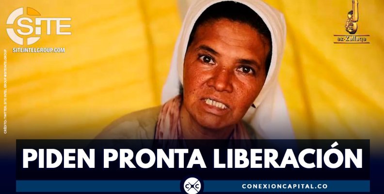 La religiosa colombiana Gloria Narváez cumple dos años secuestrada en Malí La religiosa colombiana Gloria Narváez cumple dos años secuestrada en Malí