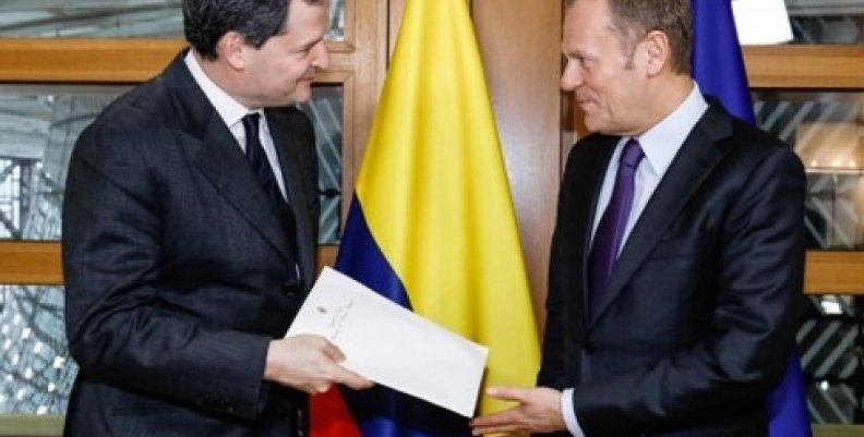 Embajador de Colombia presenta carta credencial ante la Unión Europea Embajador de Colombia presenta carta credencial ante la Unión Europea