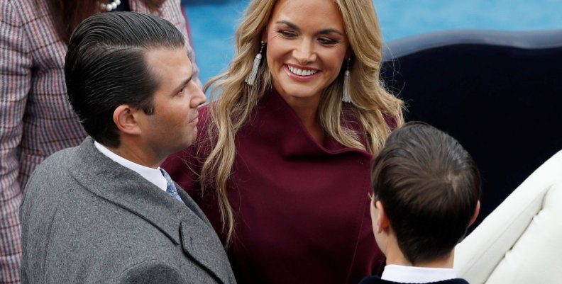 FILE PHOTO: Donald Trump Jr. and his wife Vanessa speak with Jared Kushner during inauguration ceremonies for the swearing in of Donald Trump as the 45th president of the United States FILE PHOTO: Donald Trump Jr. and his wife Vanessa speak with Jared Kushner during inauguration ceremonies for the swearing in of Donald Trump as the 45th president of the United States
