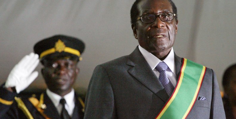 FILE PHOTO - File photo of Zimbabwe's President Robert Mugabe attending his inauguration in Harare FILE PHOTO - File photo of Zimbabwe's President Robert Mugabe attending his inauguration in Harare