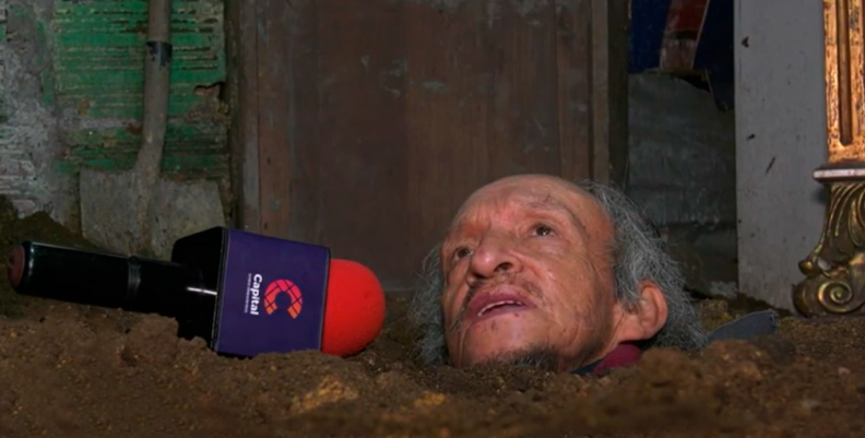 HOMBRE ENTERRADO HOMBRE ENTERRADO