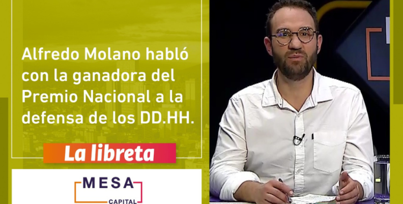 En La Libreta estuvo Ediliana Mendoza, ganadora del Premio Nacional de DD.HH En La Libreta estuvo Ediliana Mendoza, ganadora del Premio Nacional de DD.HH