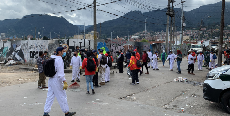 Recuperación de espacio público en San Bernardo Recuperación de espacio público en San Bernardo