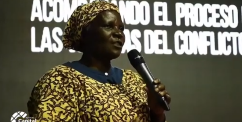 Lideresa Virgelina Chará.