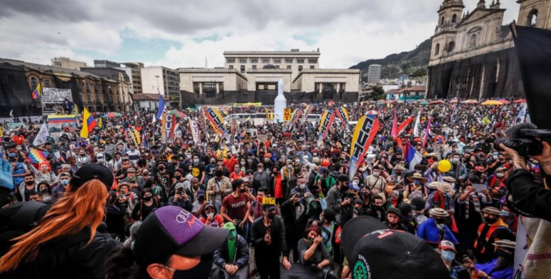 Manifestaciones en Bogotá Manifestaciones en Bogotá