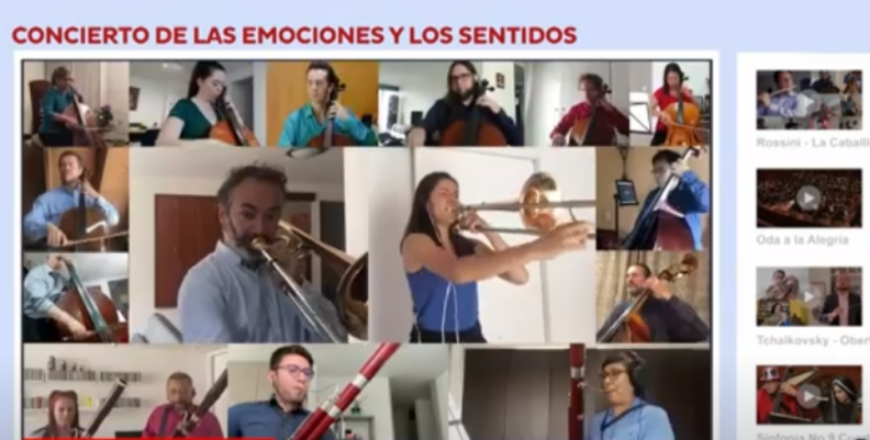 Concierto de los sentidos y las emociones. Concierto de los sentidos y las emociones.
