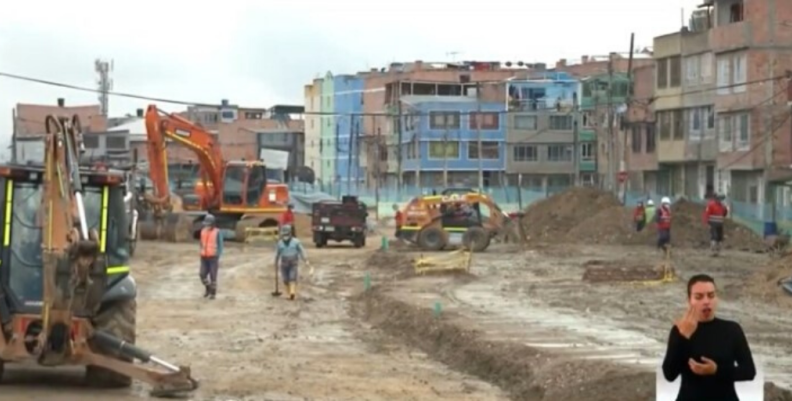Avanzan obras de infraestructura en Bogotá Avanzan obras de infraestructura en Bogotá
