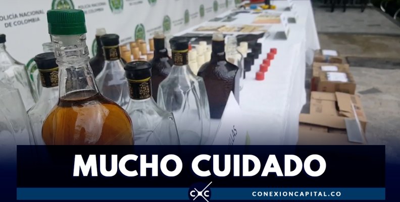 Autoridades incautaron más de 100 botellas de licor adulterado Autoridades incautaron más de 100 botellas de licor adulterado