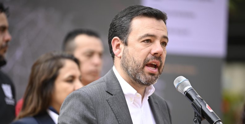 El alcalde de Bogotá, Carlos Fernando Galán El alcalde de Bogotá, Carlos Fernando Galán