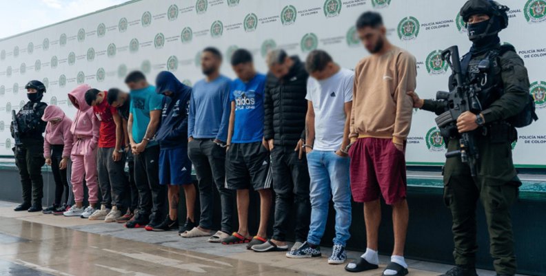 Captura de miembros del 'Tren de Aragua' - Alcaldía de Bogotá Captura de miembros del 'Tren de Aragua' - Alcaldía de Bogotá