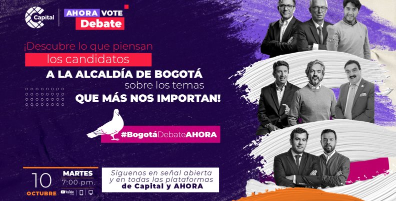 Debate candidatos a la Alcaldía de Bogotá 2023 Debate candidatos a la Alcaldía de Bogotá 2023