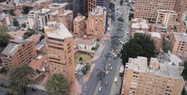 Imagen: Alcaldía de Bogotá Foto panorámica de la Carrera Séptima de Bogotá