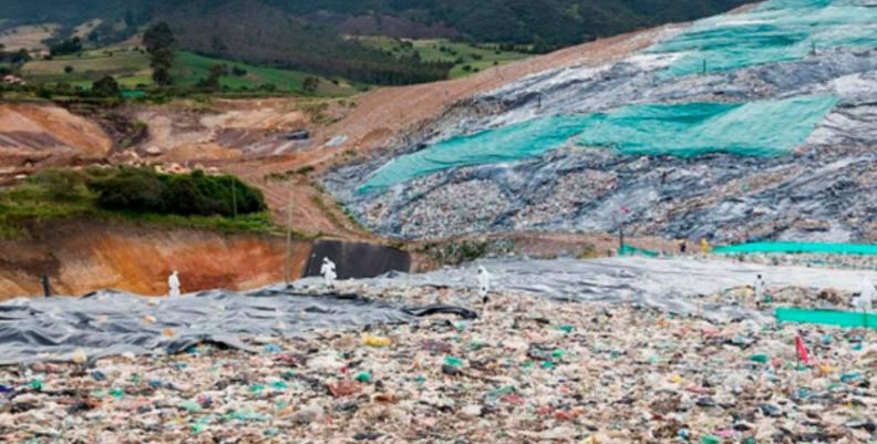 Vista panorámica del Relleno Sanitario Doña Juana