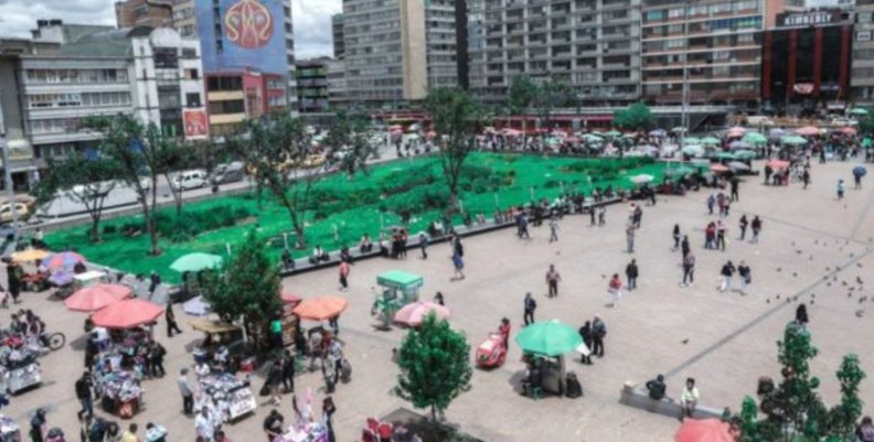 San Victorino Plaza de San Victorino, sector comercial de Bogotá