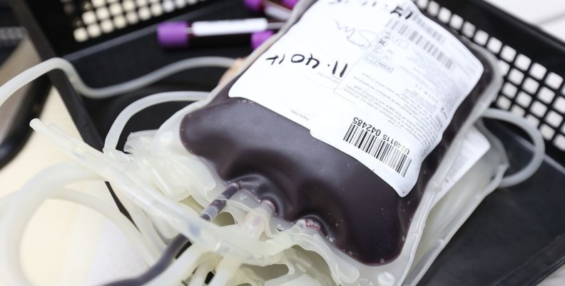 Donación Bolsa con sangre