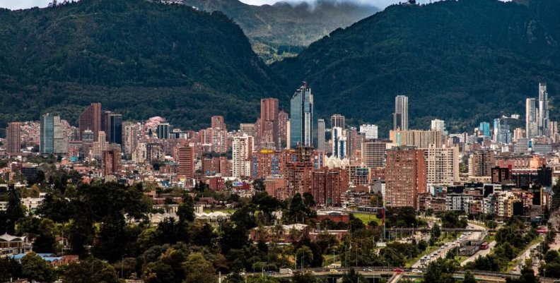 Inflación Vista panorámica de Bogotá
