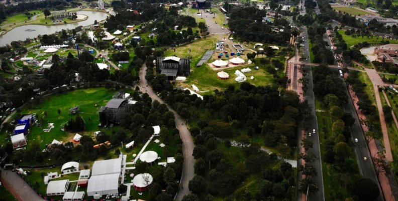Parque Simón Bolívar Vista panorámica del Parque Simón Bolívar