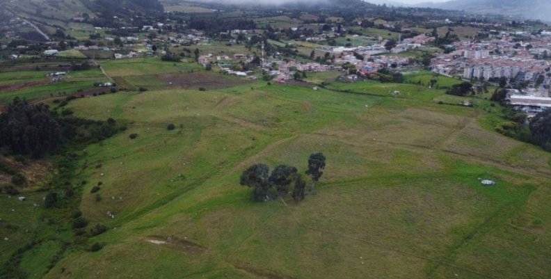 Hacienda El Carmen Imagen aérea de la Hacienda El Carmen