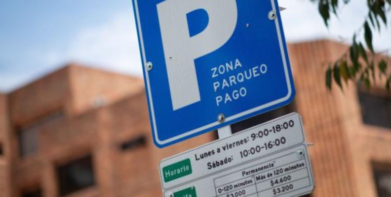 Zona de parqueo pago Imagen del logotipo de la zona de parqueo pago