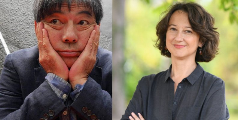 Satoshi Kitamura y Muriel Barbery Satoshi Kitamura y Muriel Barbery