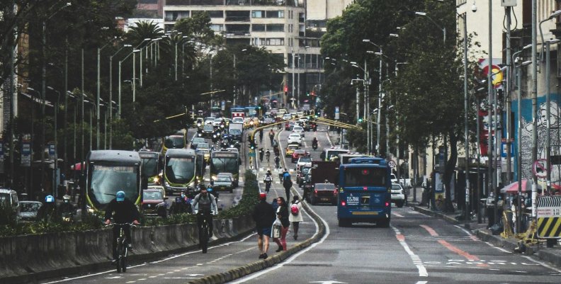Carrera Séptima Foto tomada sobre la Carrera Séptima en Bogotá