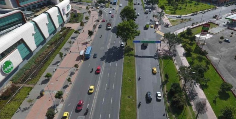 Imagen: Alcaldía de Bogotá Vehículos circulando por la avenida carrera 30 de Bogotá