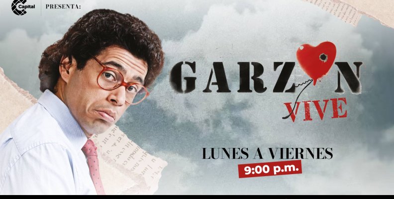 Garzón vive Póster con la imagen del actor que interpreta a Jaime Garzón