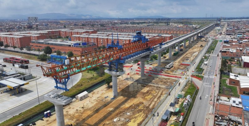 Línea 1 del Metro de Bogotá llega al 67,17% de avance en octubre de 2025