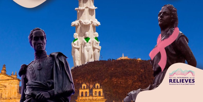 Mes del Patrimonio 2023 Imagen ilustrativa del Mes del Patrimonio 2023 con estatuas