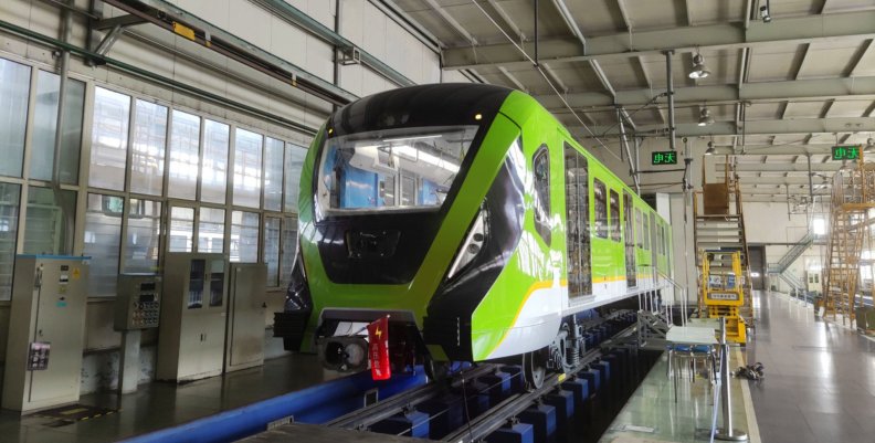 Vagón que correspondería al futuro Metro de Bogotá