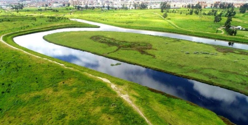 Día del río Bogotá: ¿por qué se conmemora esta fecha todos los 12 de mayo? Panoramica de parte del río Bogotá