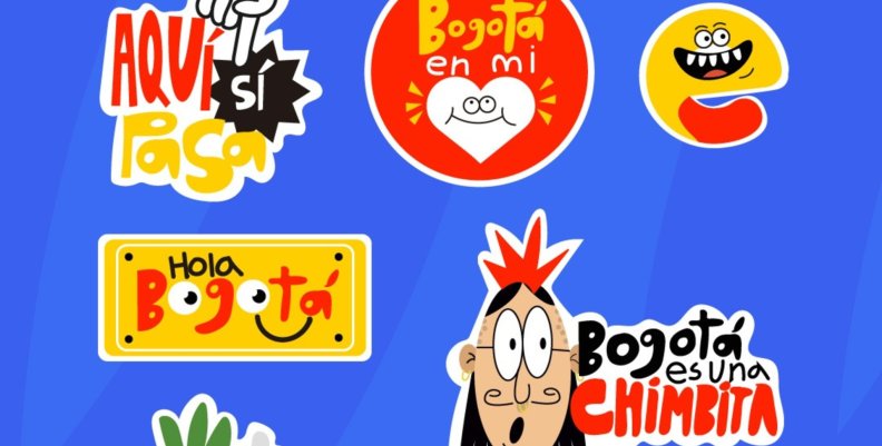 Stickers Bogotá gratis